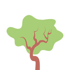 tree plant nature isolated icon