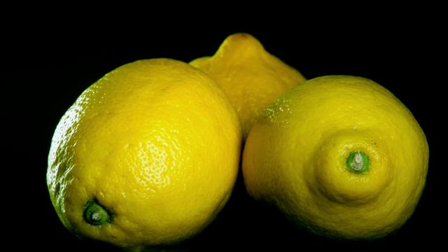 Yellow lemons citrus lemon fruit