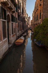 Plakat canal in venice