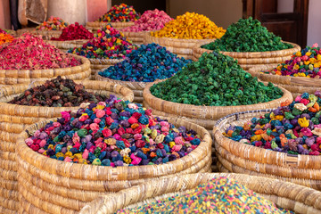 Herbs and spices shop Marrakesh Morocco