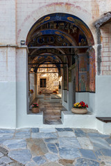 Fototapeta na wymiar Timiou Prodromou Monastery near town of Serres, Greece