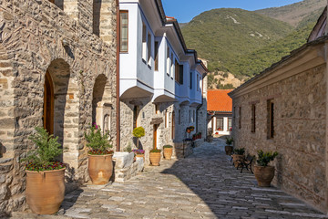 Fototapeta na wymiar Timiou Prodromou Monastery near town of Serres, Greece