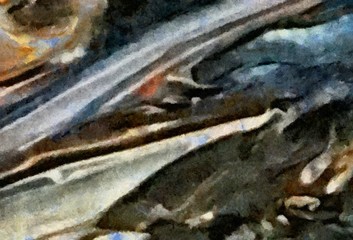 Scratches grunge high quality texture background. Oil painting. Backdrop pattern.