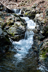 View of the trekking road for Tendaki in Hyogo, Japan