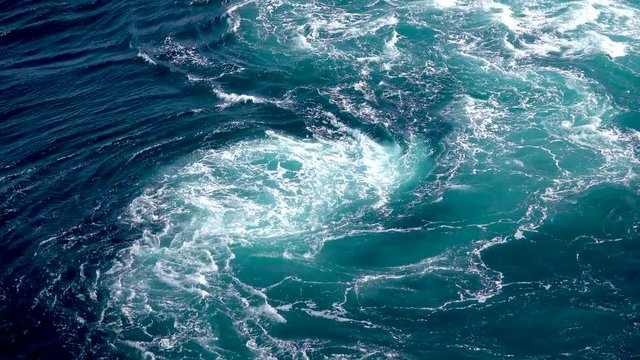 Real time shot of Naruto Channel whirlpool