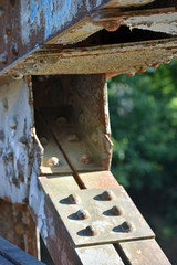 Steelwork from an Old Bridge