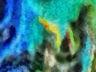 Grunge background. Abstract minimalism hand drawn pattern. Simple texture backdrop. Macro smooth brush strokes and splashes of paint. HD wallpaper design. Drawing template for creative ideas.