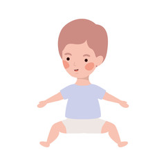 Isolated baby boy design vector illustration