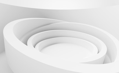 Obraz premium Abstract Architecture Background.3d Modern Rendering.