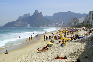 Copacabana beach of Rio de Janeiro, Brazil
