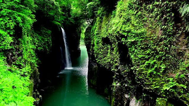 Manai Falls in Takachiho Gorge