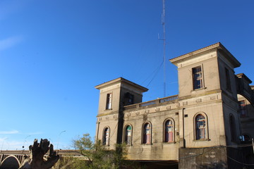 Bar&atilde;o de Mau&aacute; International Bridge that joins Brazil to Uruguay