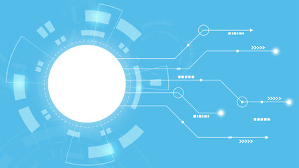 Abstract Digital background.Business growth transformation to digital and Successful financial technology.