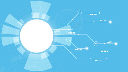 Abstract Digital background.Business growth transformation to digital and Successful financial technology.