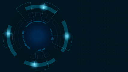 Abstract Digital background.Business growth transformation to digital and Successful financial technology.