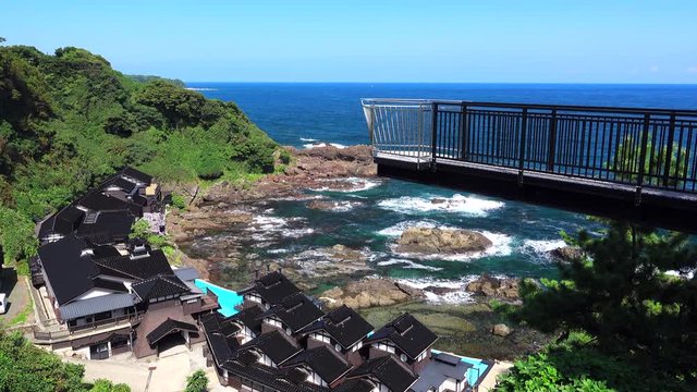 High angle shot of Sanctuary Cape, Suzu, Ishikawa