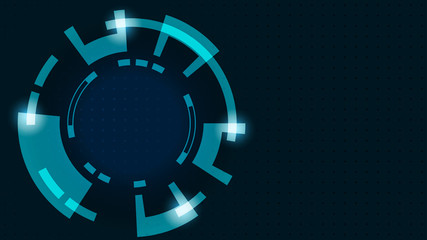 Abstract Digital background.Business growth transformation to digital and Successful financial technology.