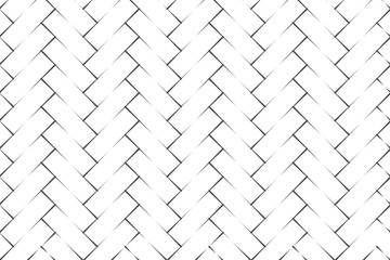 Abstract black herringbone parquet on white backdrop vector illustration