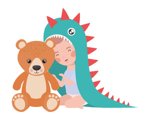 Isolated baby boy design vector illustration