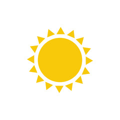 Sun Symbol Icon Vector Design Illustration