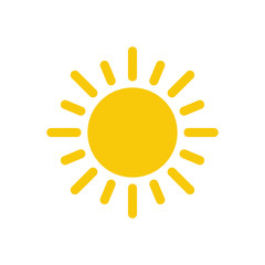 Sun Symbol Icon Vector Design Illustration