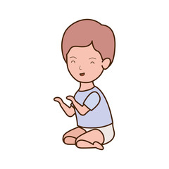 Isolated baby boy design vector illustration