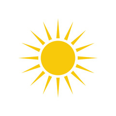 Sun Symbol Icon Vector Design Illustration