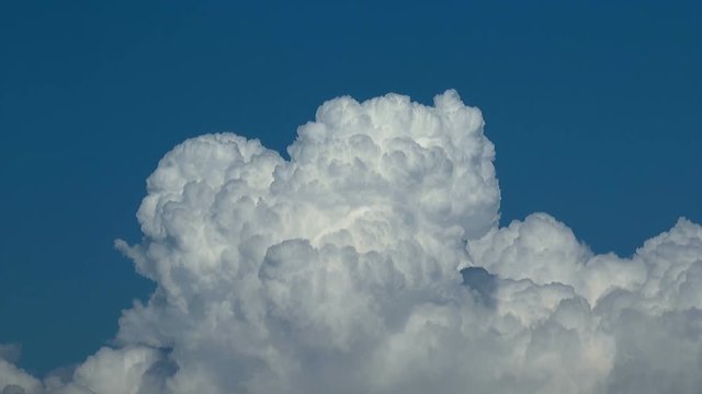 Timelapse shot of Cumulonimbus cloud, Higashikagura, Hokkaido