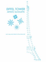 Eiffel Tower. Different design.
