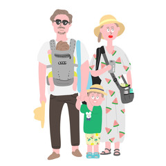 家族でお出かけ　リゾート