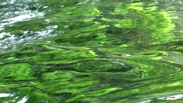 Close up of crystal clear water, Japan