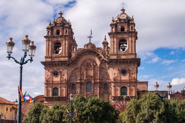 Fototapeta na wymiar cathedral in Cusco Peru