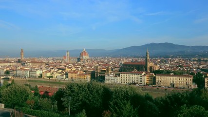 High angle view of Piazzale Michelangelo, Italy