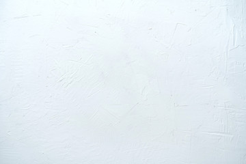White stucco background with traces trowel.