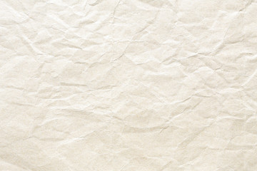 Old Brown crumpled kraft paper texture