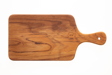 Handmade teak wood chopping board.