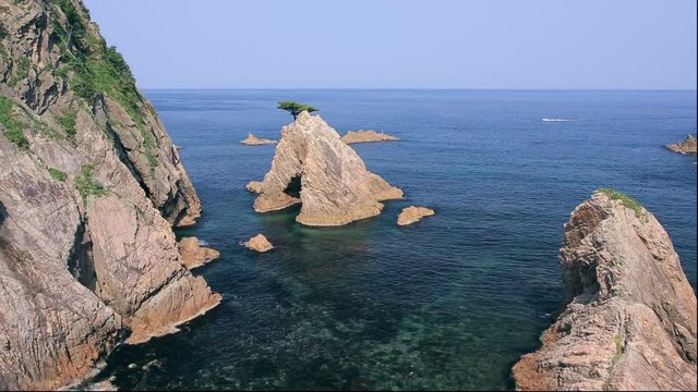 Uradome Coast, Iwami, Tottori Prefecture, Japan