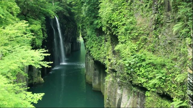 Takachiho&nbsp;Gorge and Manai Falls, Takachiho,&nbsp;Miyazaki&nbsp;Prefecture, Japan