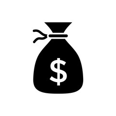 Money Bag Icon Vector design template
