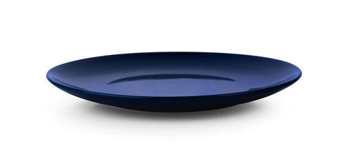 empty plate isolated on white background