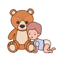 Isolated baby boy design vector illustration