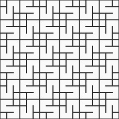 Abstract Korean or Chinese seamless pattern. Repeatimg geometric symmetric ornament.