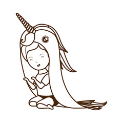 Isolated baby girl design vector illustration