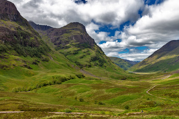 Fototapeta na wymiar Glen Coe, Scottish Highlands, Scotland