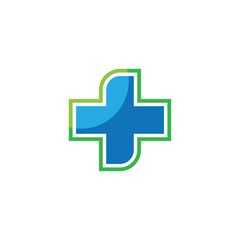 Medical logo template vector icon illustration