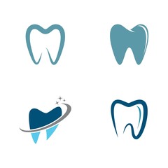 Dental logo template vector illustration icon
