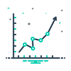 mix icon for growth 