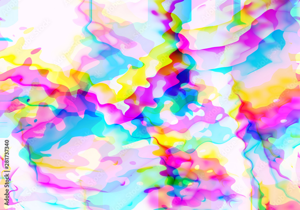 Poster Abstract background with vibratn colorful ripple with color shift