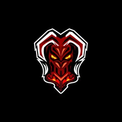 skull satanic mascot gaming