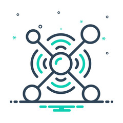 mix icon for network